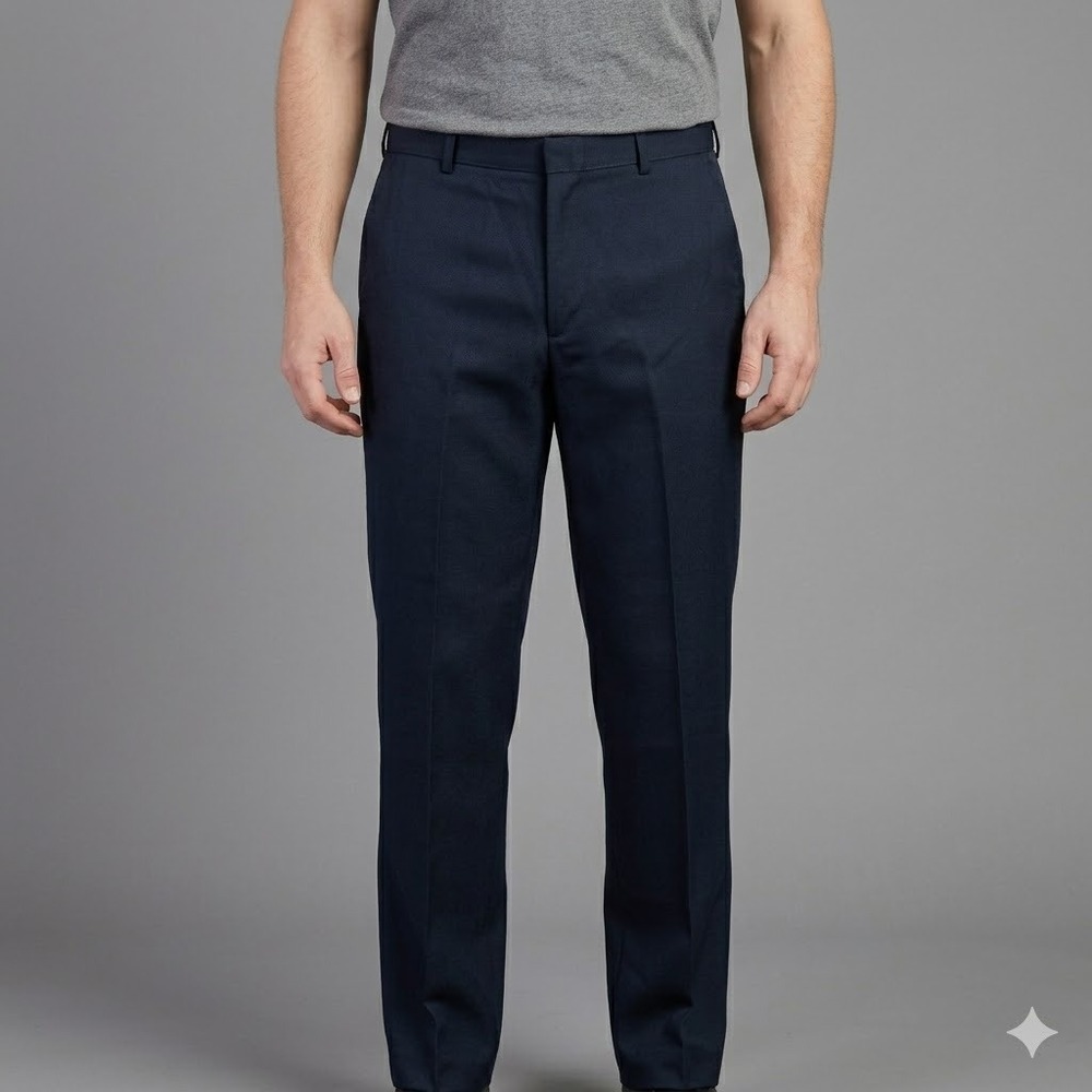 Levi's Action Slacks Mens 36x34 Blue Dacron Polyester Dress Pants EUC